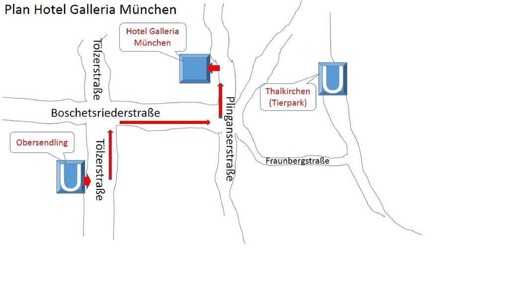 Hotel Galleria Munich Extérieur photo